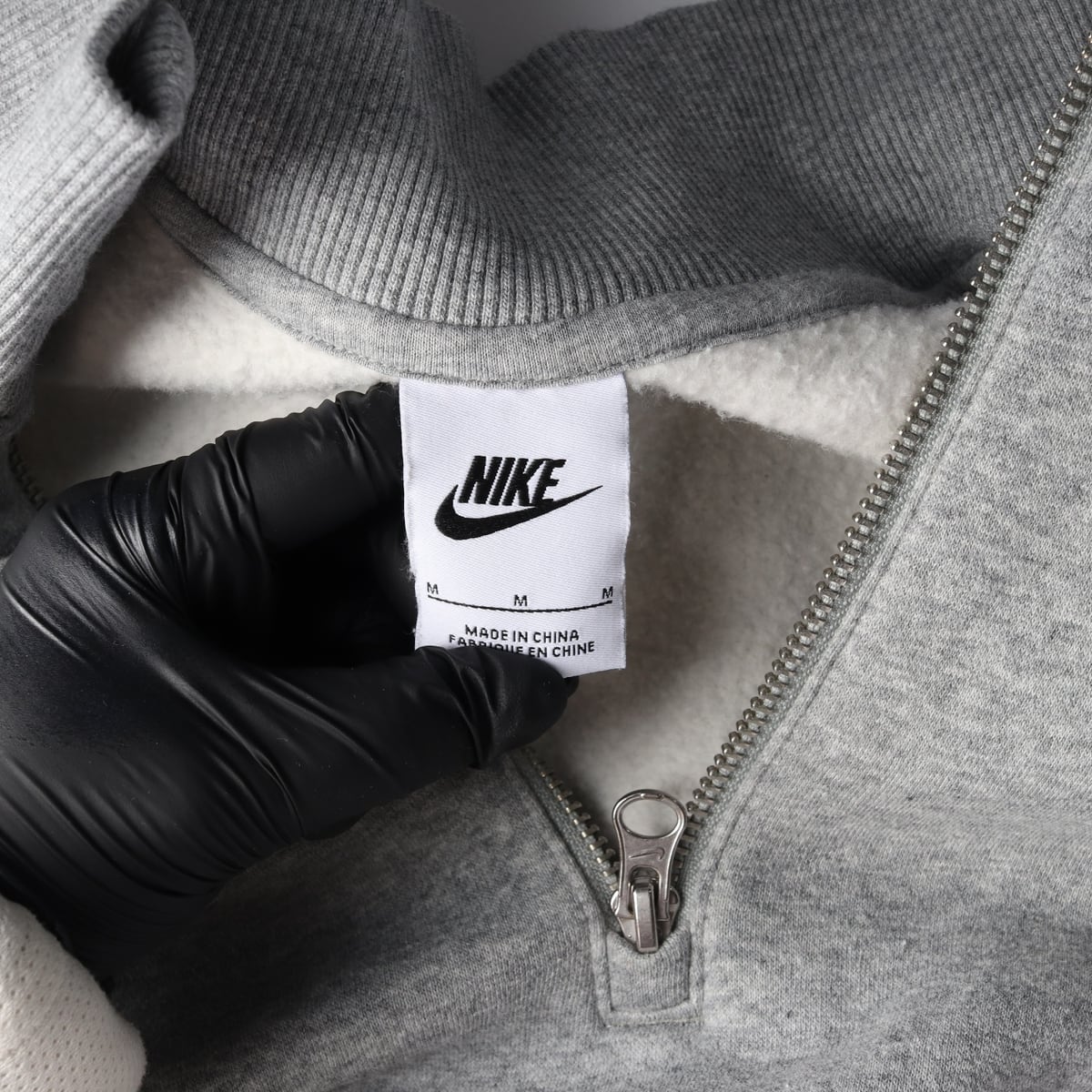 나이키 22FW NSW 피닉스 플리스 하프 집 크롭 스웨트셔츠 상세 이미지 3