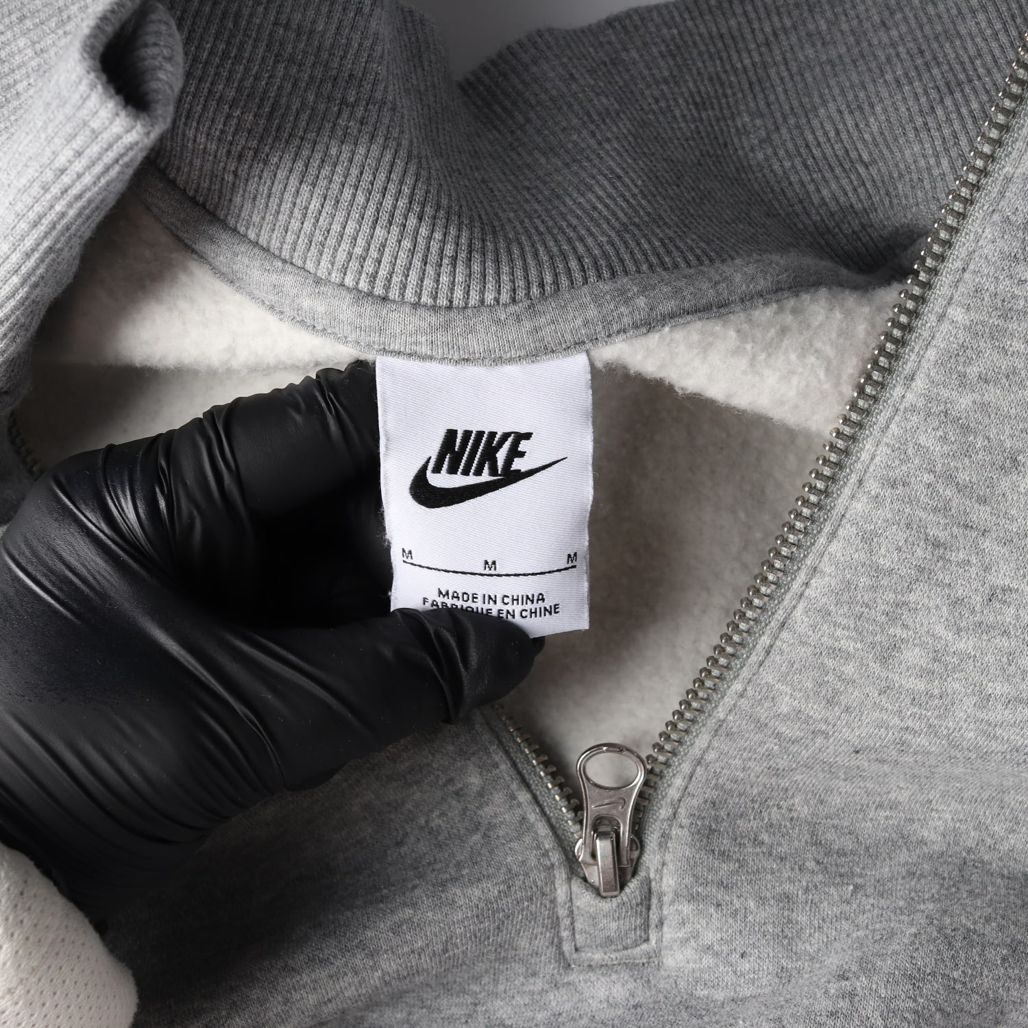나이키 22FW NSW 피닉스 플리스 하프 집 크롭 스웨트셔츠 이미지 3