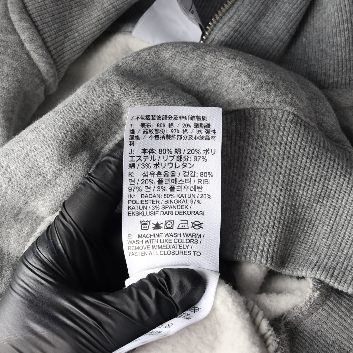 나이키 22FW NSW 피닉스 플리스 하프 집 크롭 스웨트셔츠 상세 이미지 4
