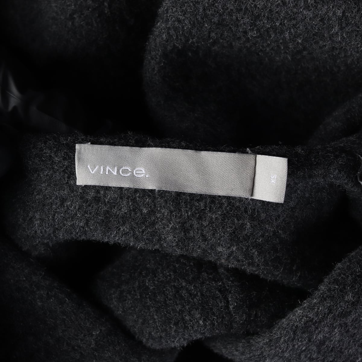 빈스 Vince 울 블렌드 후드 코트 상세 이미지 3
