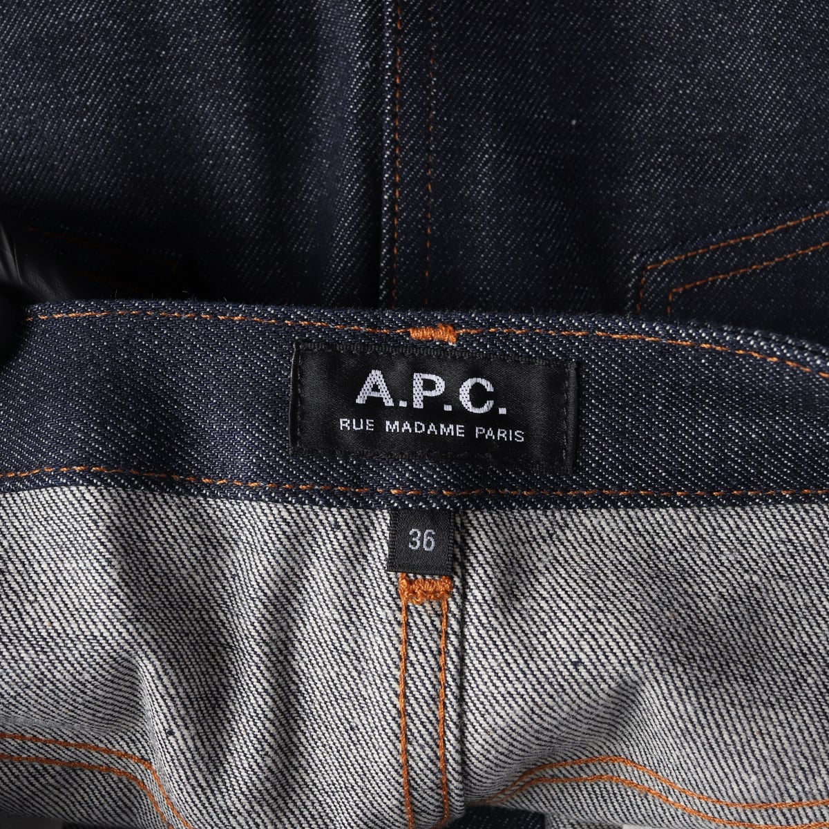 아페쎄 APC 생지 미니 데님 스커트 청치마  상세 이미지 3