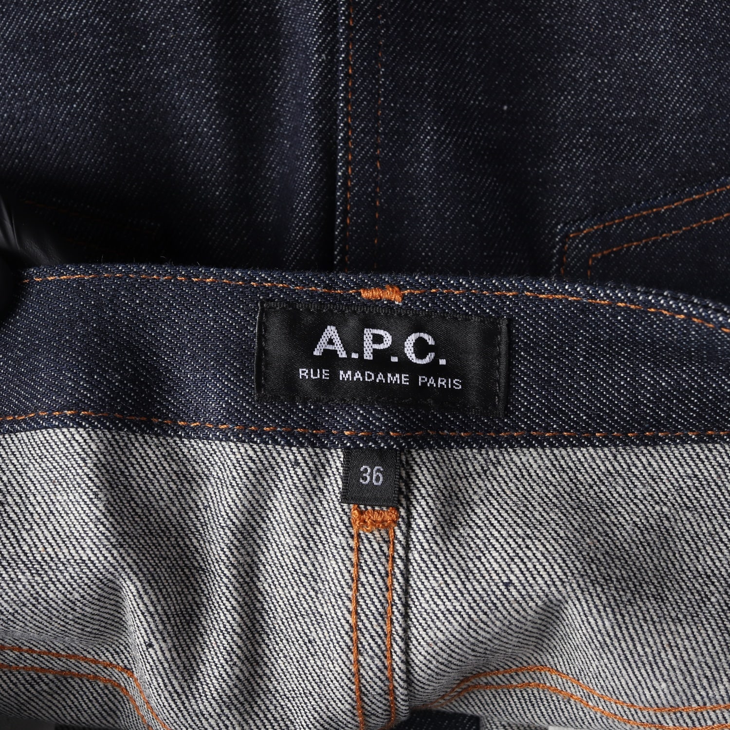아페쎄 APC 생지 미니 데님 스커트 청치마  이미지 3