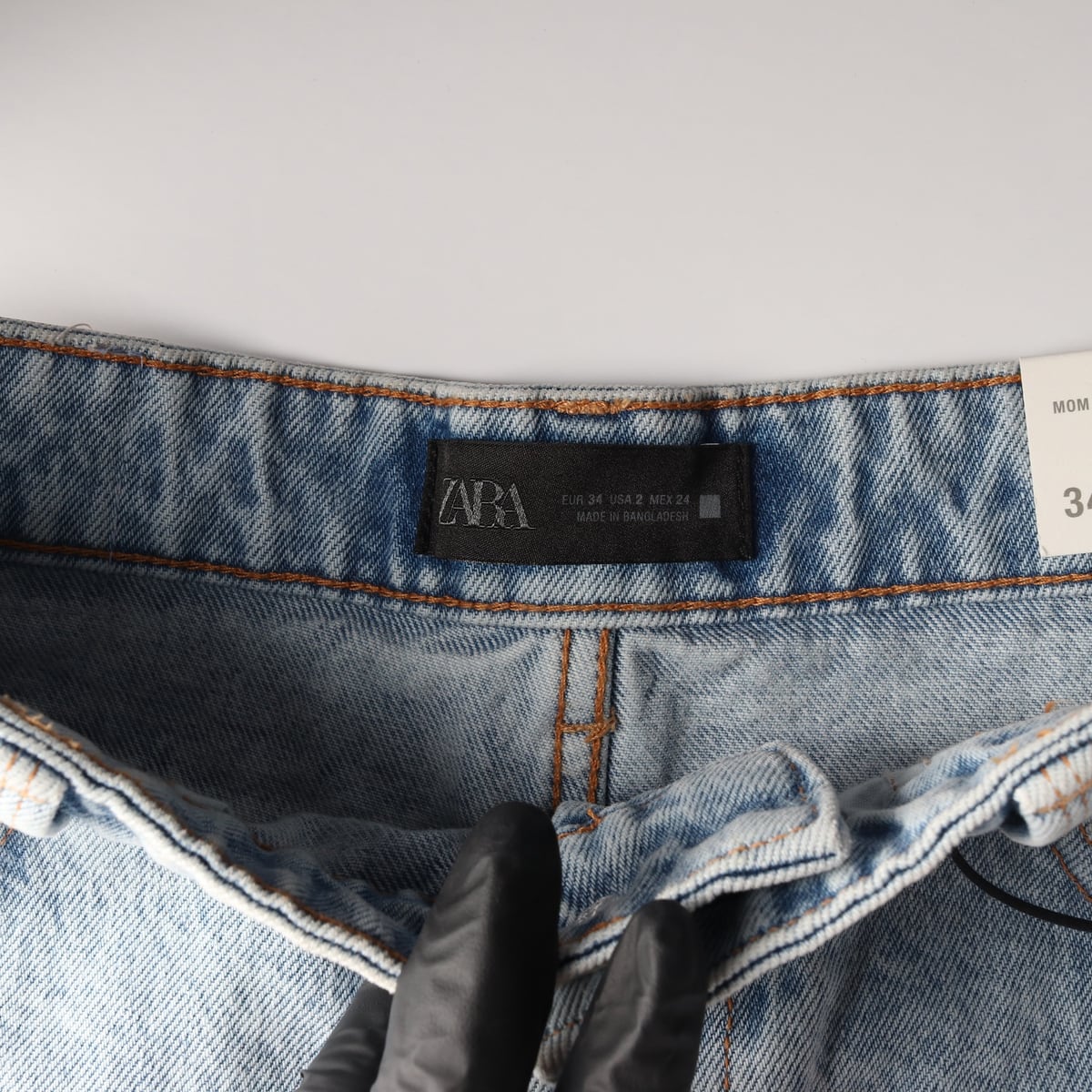 (새상품) 자라 ZARA 연청 데님 숏팬츠 상세 이미지 3
