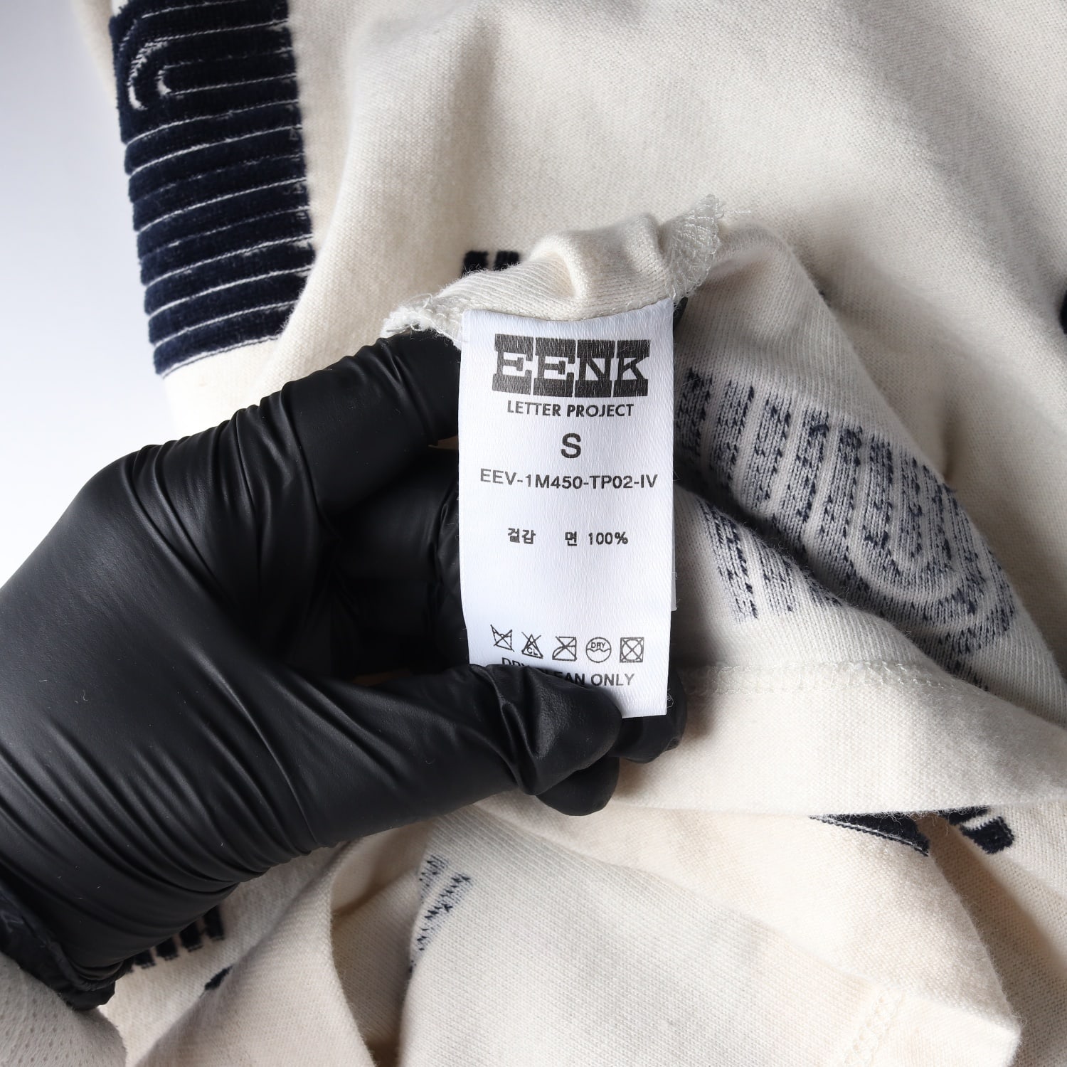 잉크 EENK 22FW VEROSA 패턴 터틀넥 탑 긴팔 티셔츠 이미지 4