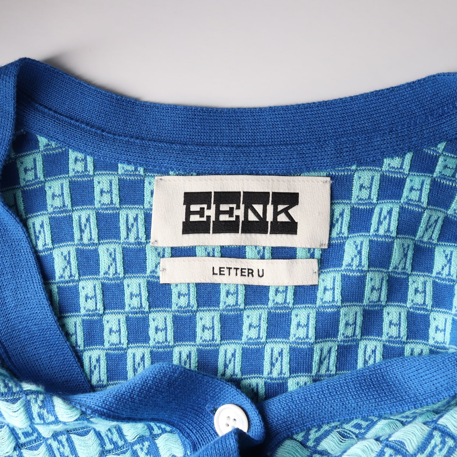 잉크 EENK 22SS ULTRA Gingham 체크 자카드 가디건 이미지 3