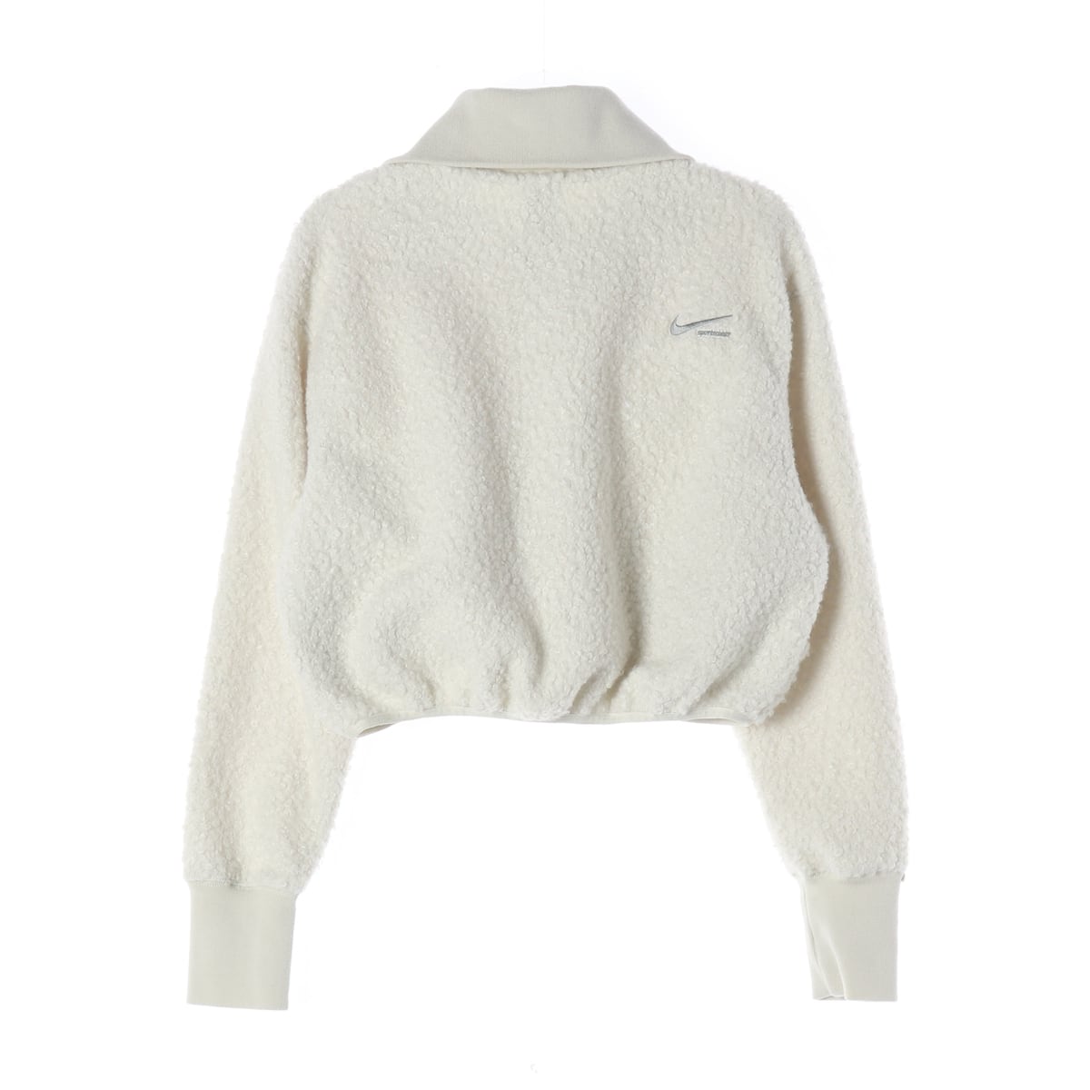 나이키 NSW 23FW 하이파일 플리스 뽀글이 하프집업 크롭 탑 상세 이미지 2