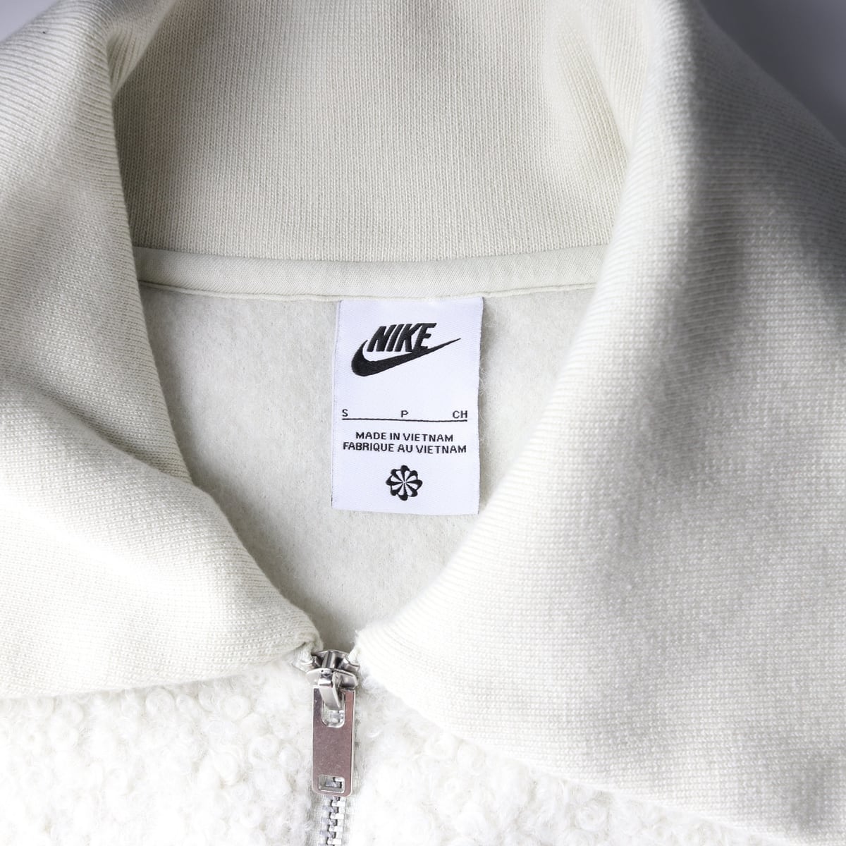 나이키 NSW 23FW 하이파일 플리스 뽀글이 하프집업 크롭 탑 상세 이미지 3
