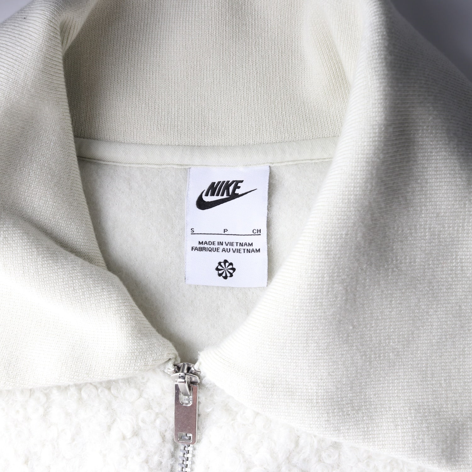 나이키 NSW 23FW 하이파일 플리스 뽀글이 하프집업 크롭 탑 이미지 3