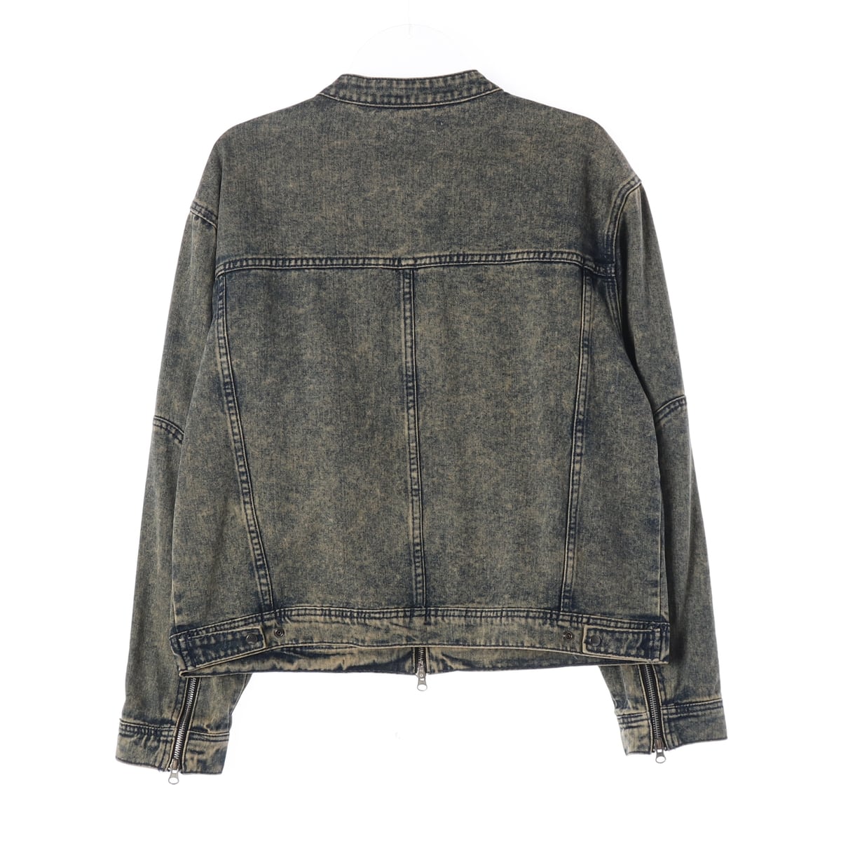 밀로 아카이브 24FW 데님 바이커 재킷 노카라 청자켓 상세 이미지 2