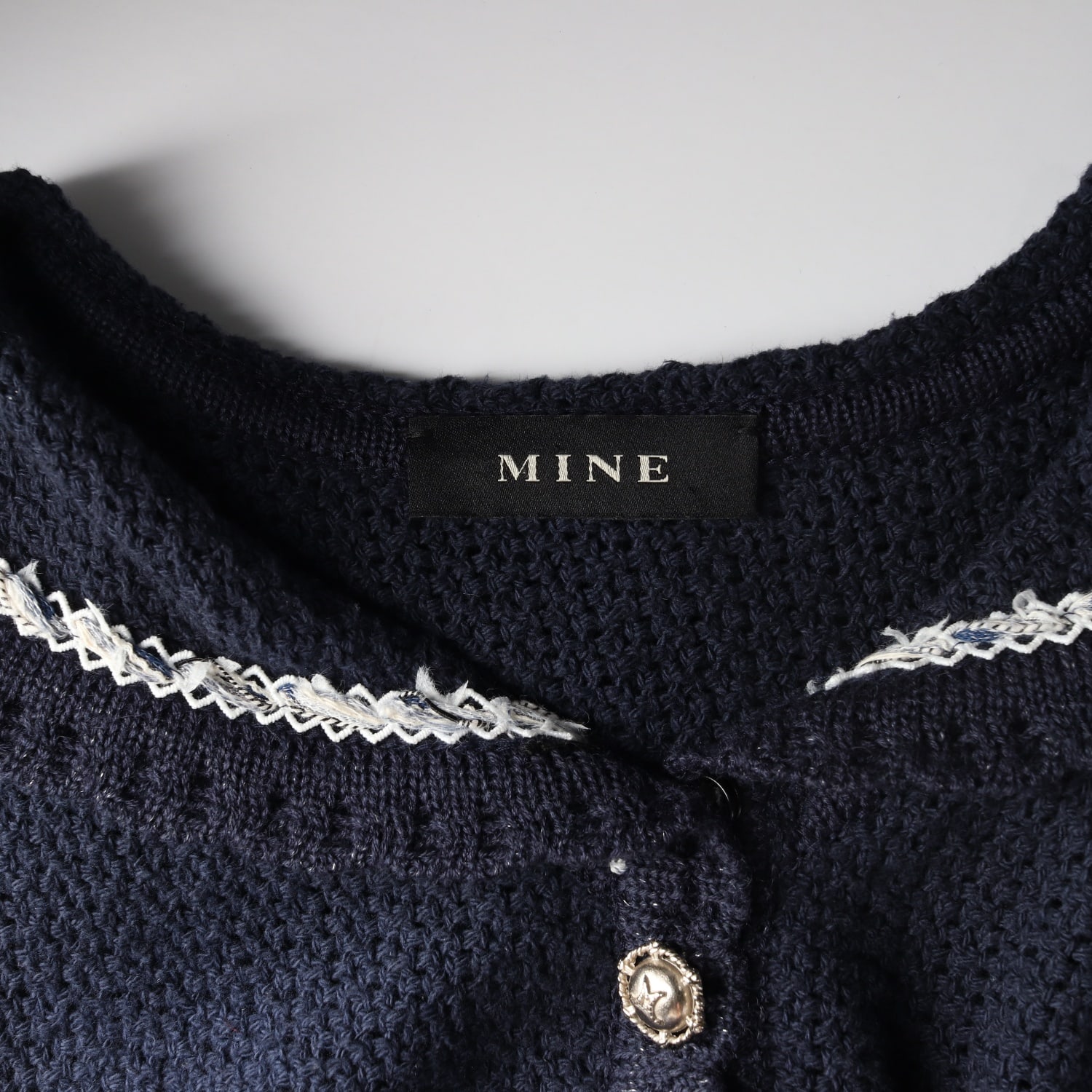 마인 23FW 세일러 카라 니트 슬리브리스 베스트 이미지 3