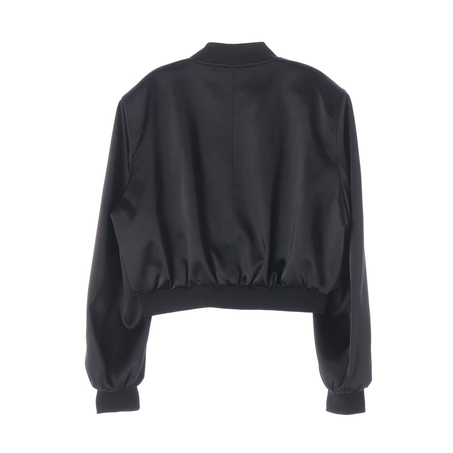 자라 ZARA 새틴 크롭 봄버 블루종 재킷 이미지 2