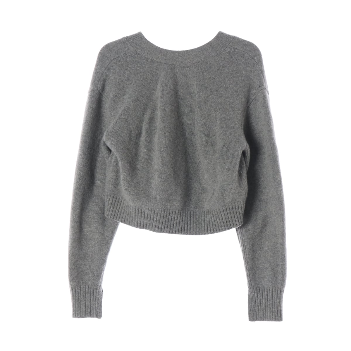 해바이해킴 22FW 울 캐시미어 볼드 버튼 포켓 크롭 가디건 상세 이미지 2