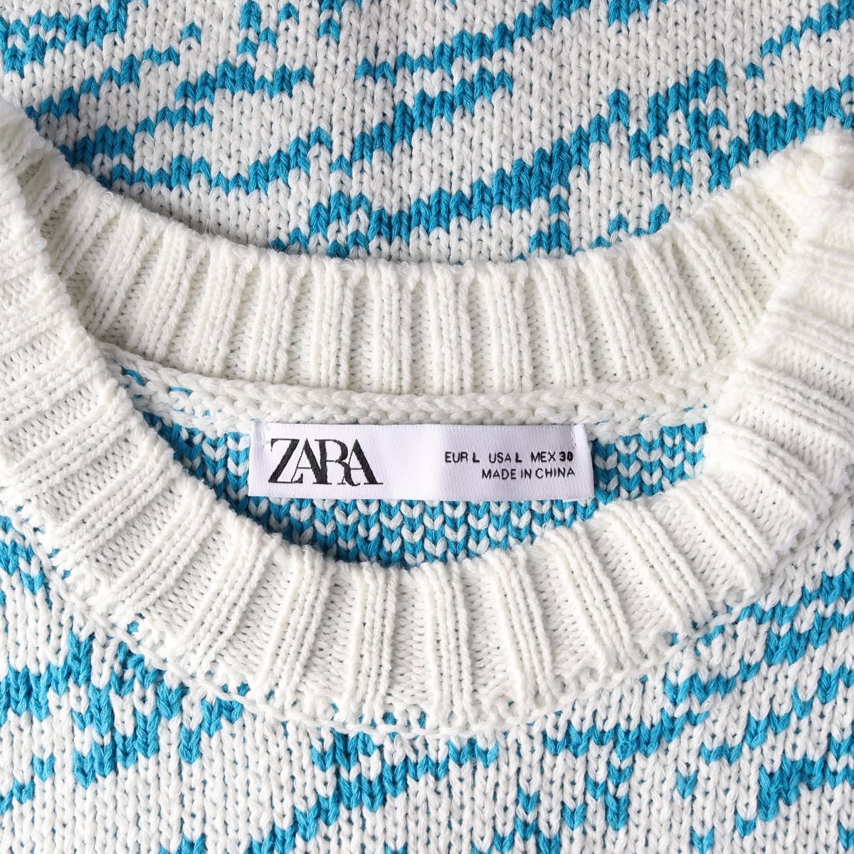 자라 ZARA 플라워 자수 니트 조끼 베스트 상세 이미지 3