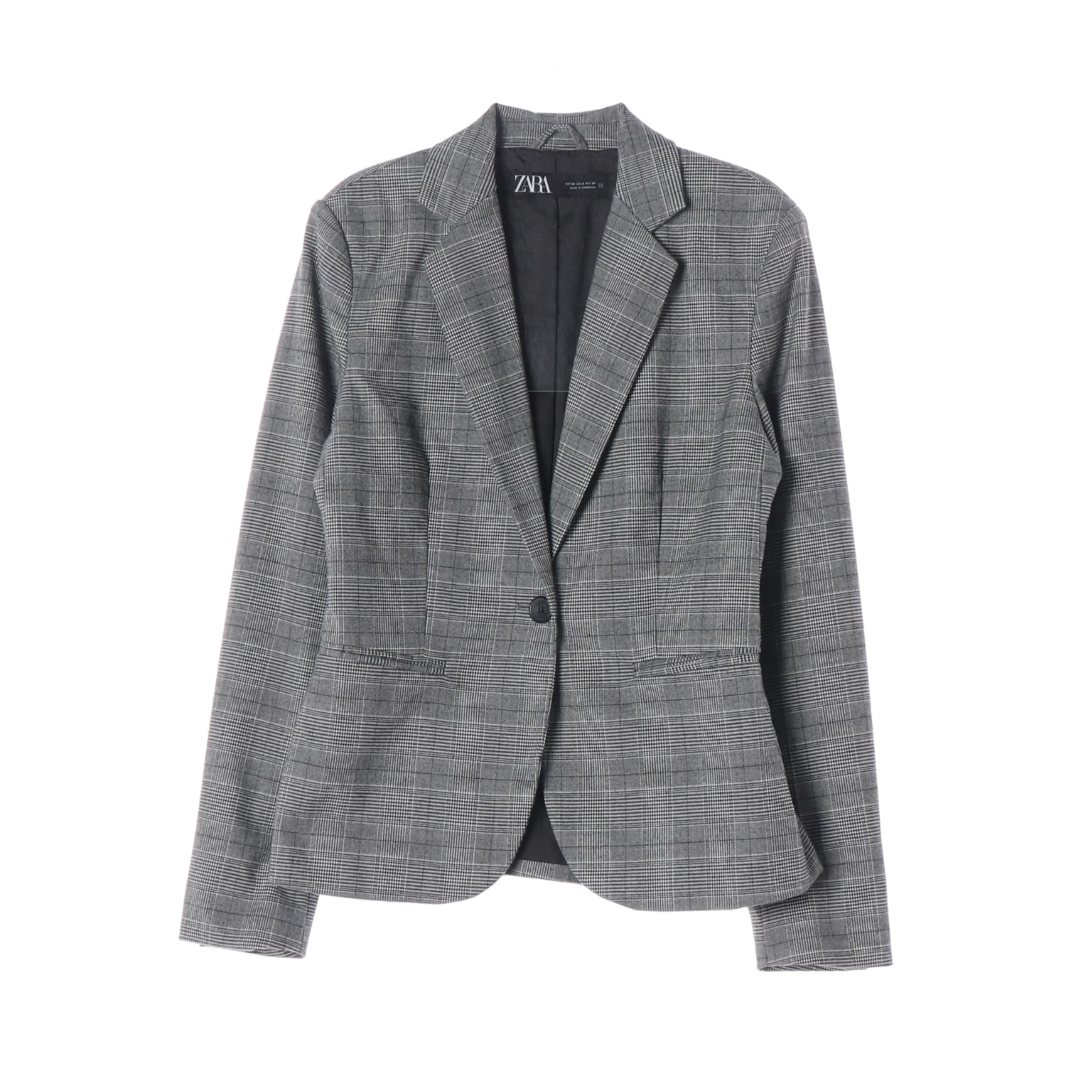 자라 ZARA 체크 블레이저 재킷 셋업 이미지 1