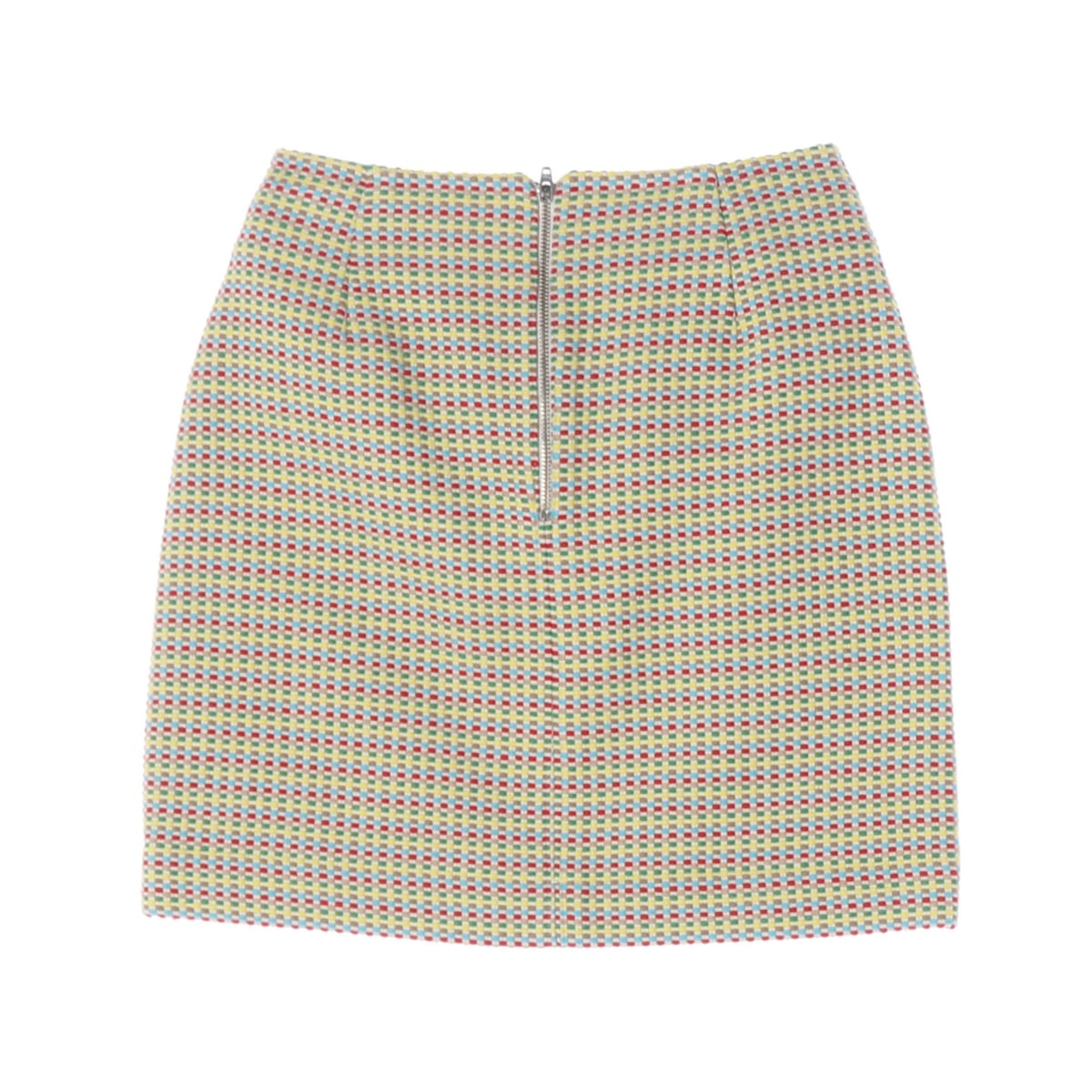 비아플레인 체크 트위드 미니 스커트 상세 이미지 2
