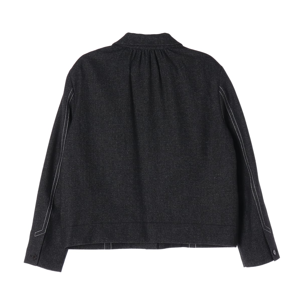 아위 21FW 울 블렌드 스티치 블레이저 재킷 숏 자켓  상세 이미지 2