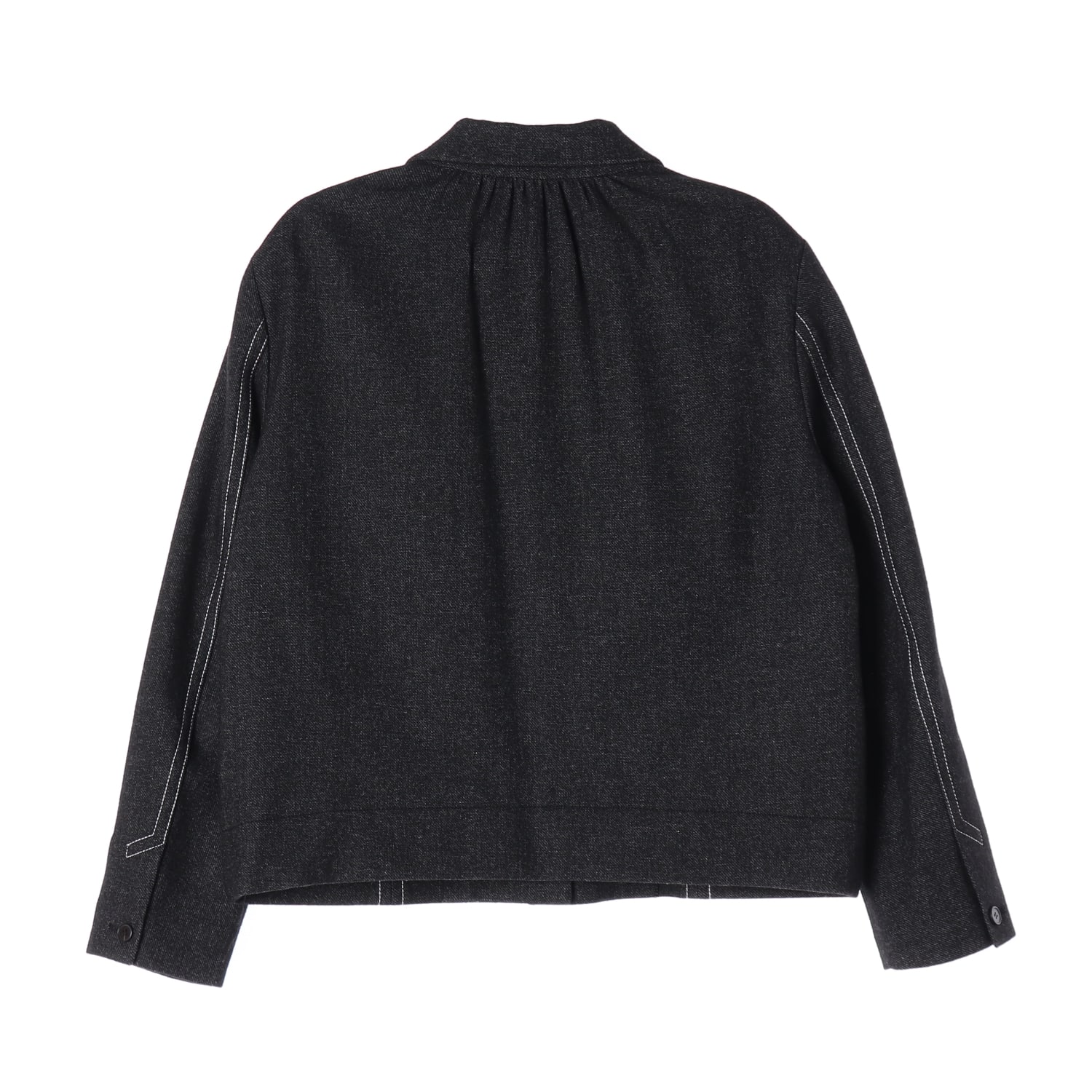 아위 21FW 울 블렌드 스티치 블레이저 재킷 숏 자켓  이미지 2