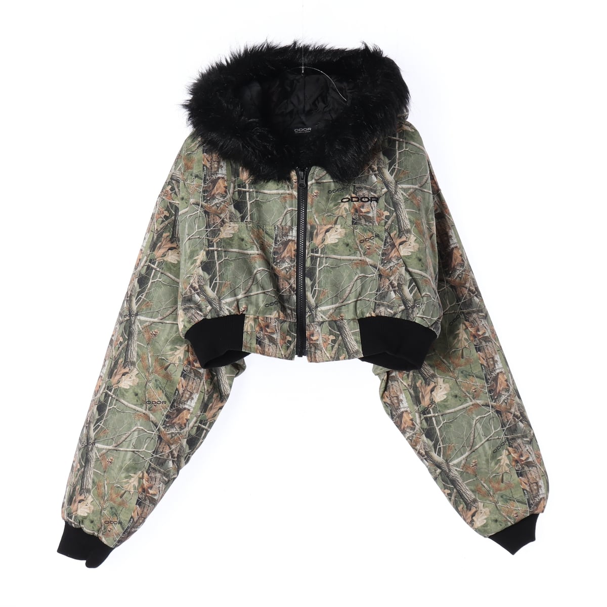 (새상품) 오도어 ODOR 24FW 포레스트 플러피 점퍼 숏 패딩 상세 이미지 1