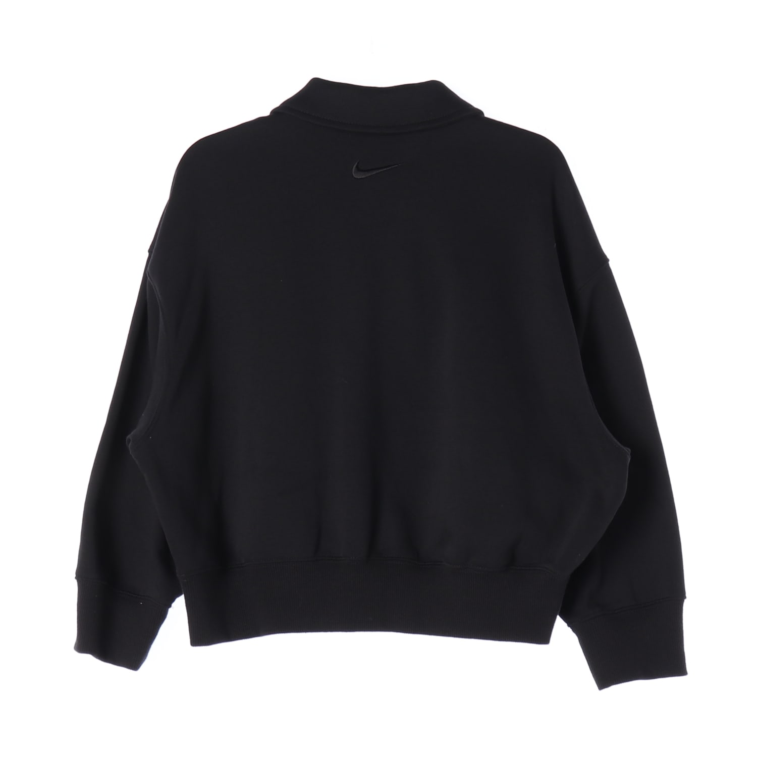나이키 23FW 플리스 크롭 카라 폴로 기모 스웨트셔츠 맨투맨 블랙 이미지 2
