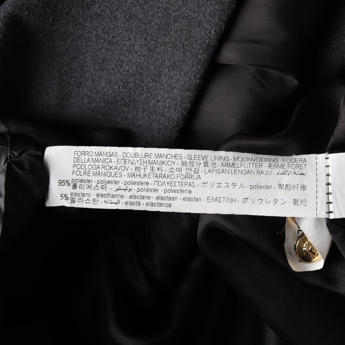 자라 더블 골드 버튼 블레이저 재킷 상세 이미지 6