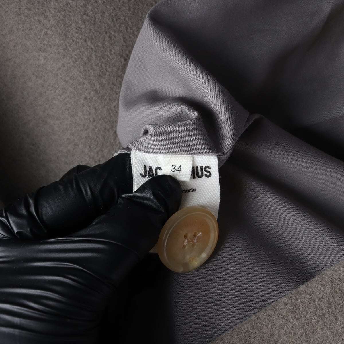 자크뮈스 더블 브레스티드 울 블렌드 코트 상세 이미지 5