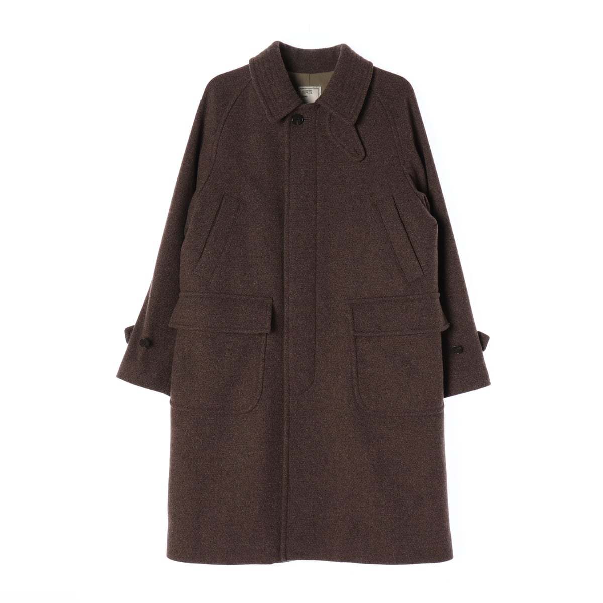어나더 오피스 22FW Voyager 보이저 발마칸 울 코트 밍크 상세 이미지 1