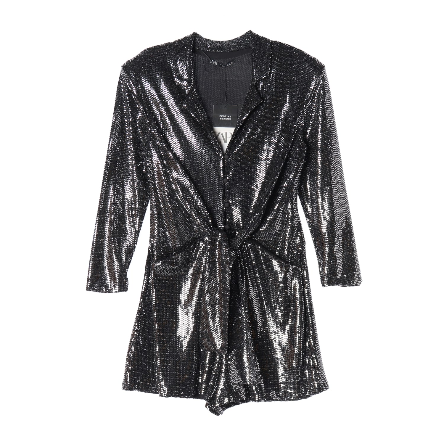 (새상품) 자라 ZARA 메탈릭 점프수트 이미지 1