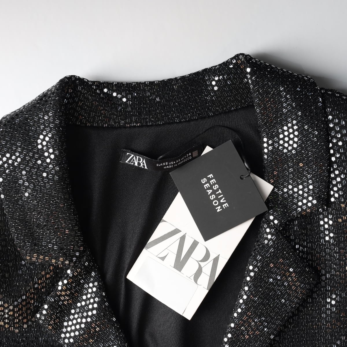 (새상품) 자라 ZARA 메탈릭 점프수트 상세 이미지 3