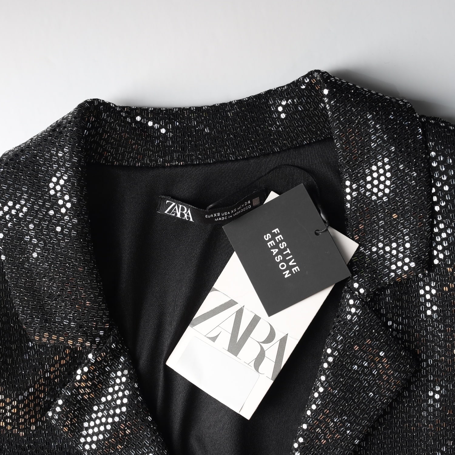 (새상품) 자라 ZARA 메탈릭 점프수트 이미지 3