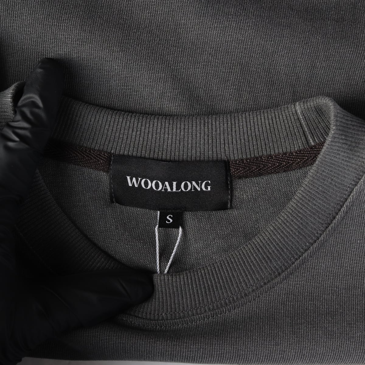 (새상품) 우알롱 24FW 립 웨이스트 롱 슬리브 크롭 긴팔 티셔츠 상세 이미지 3