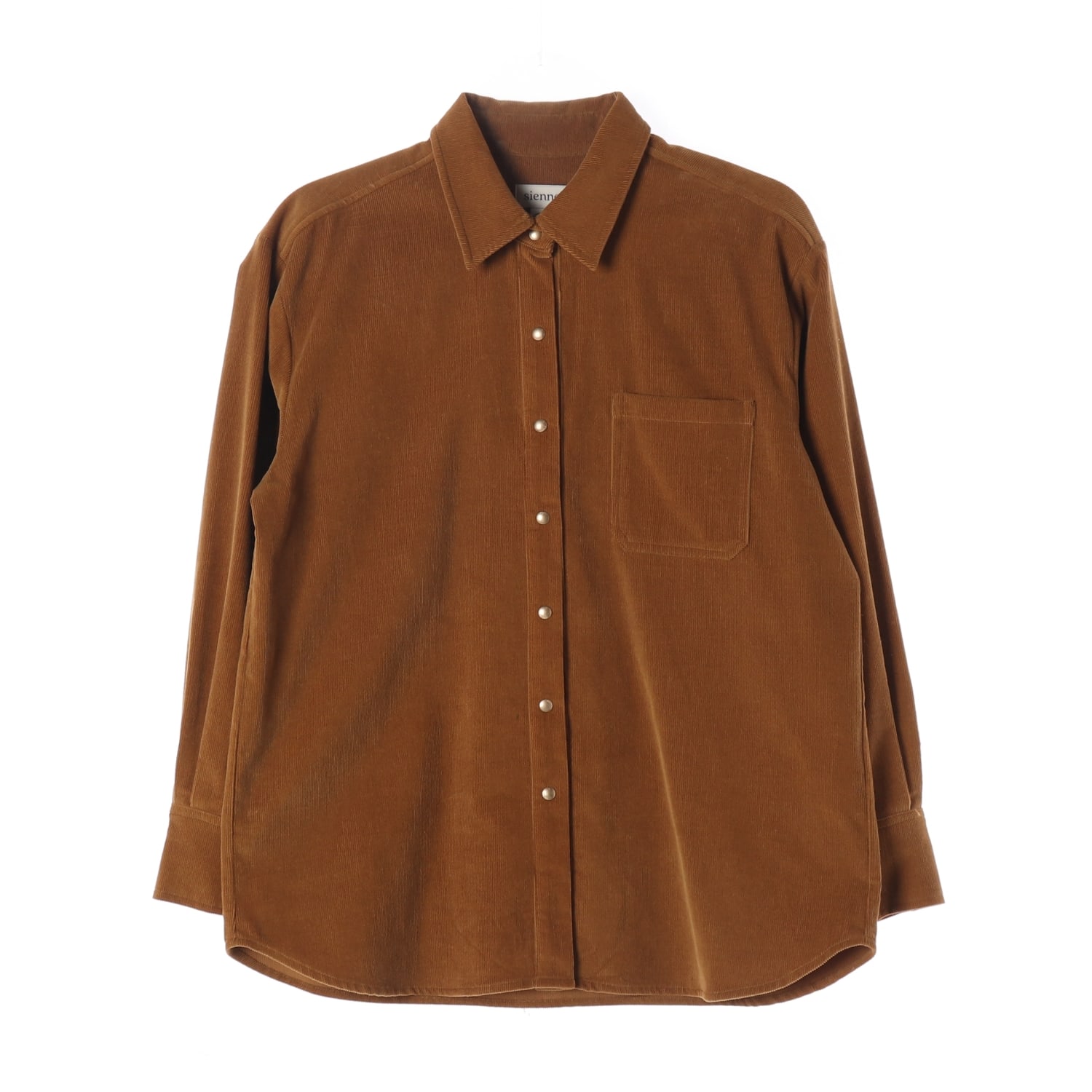 시엔느 23FW 코듀로이 오버핏 셔츠 이미지 1