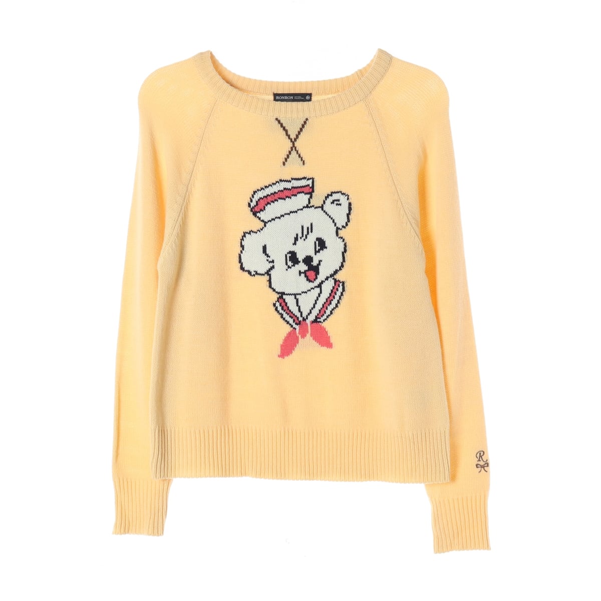 론론 24FW FURRY BEAR 자카드 니트 풀오버 상세 이미지 1