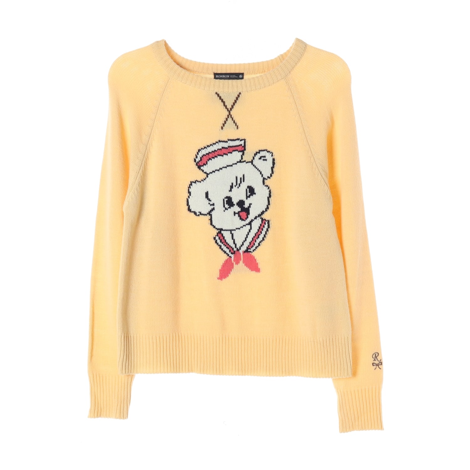 론론 24FW FURRY BEAR 자카드 니트 풀오버 이미지 1