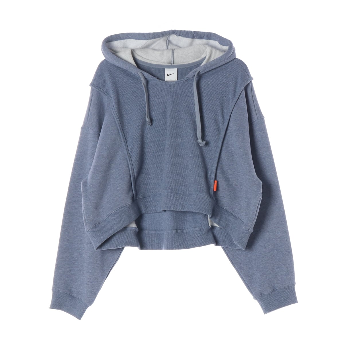 나이키 21FW 크롭 기모 후디 후드티 블루  상세 이미지 1