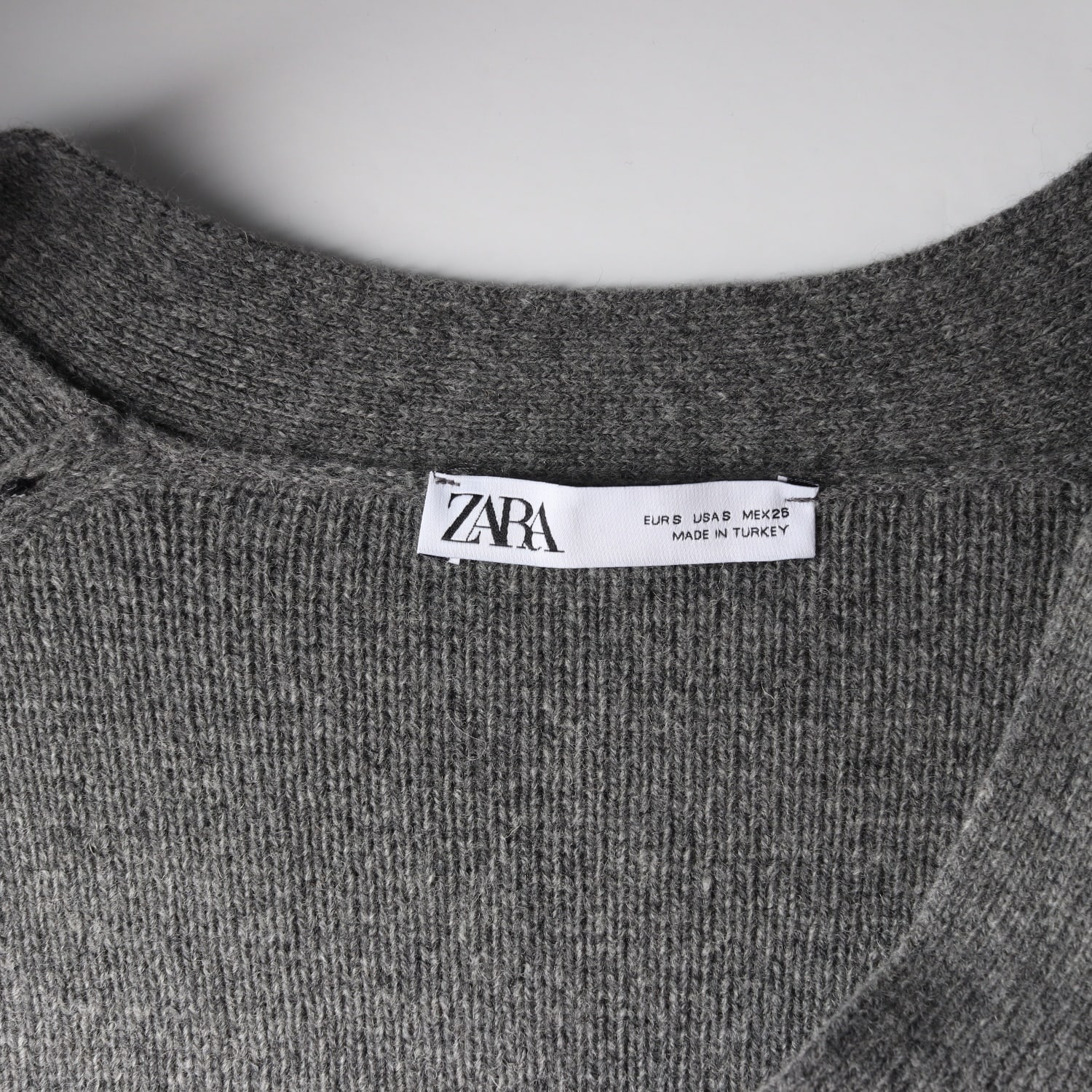 자라 ZARA 울 캐시미어 블렌드 숄더 컷아웃 니트 가디건 이미지 3