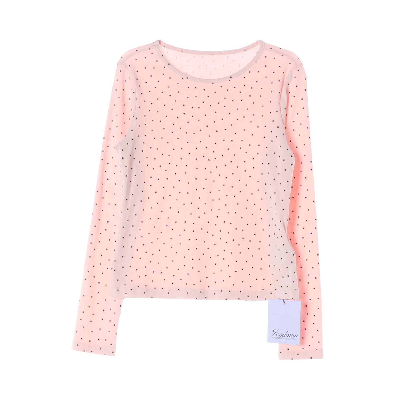 (새상품) 포그던 25SS Starry 롱 슬리브 티셔츠 핑크 이미지 1