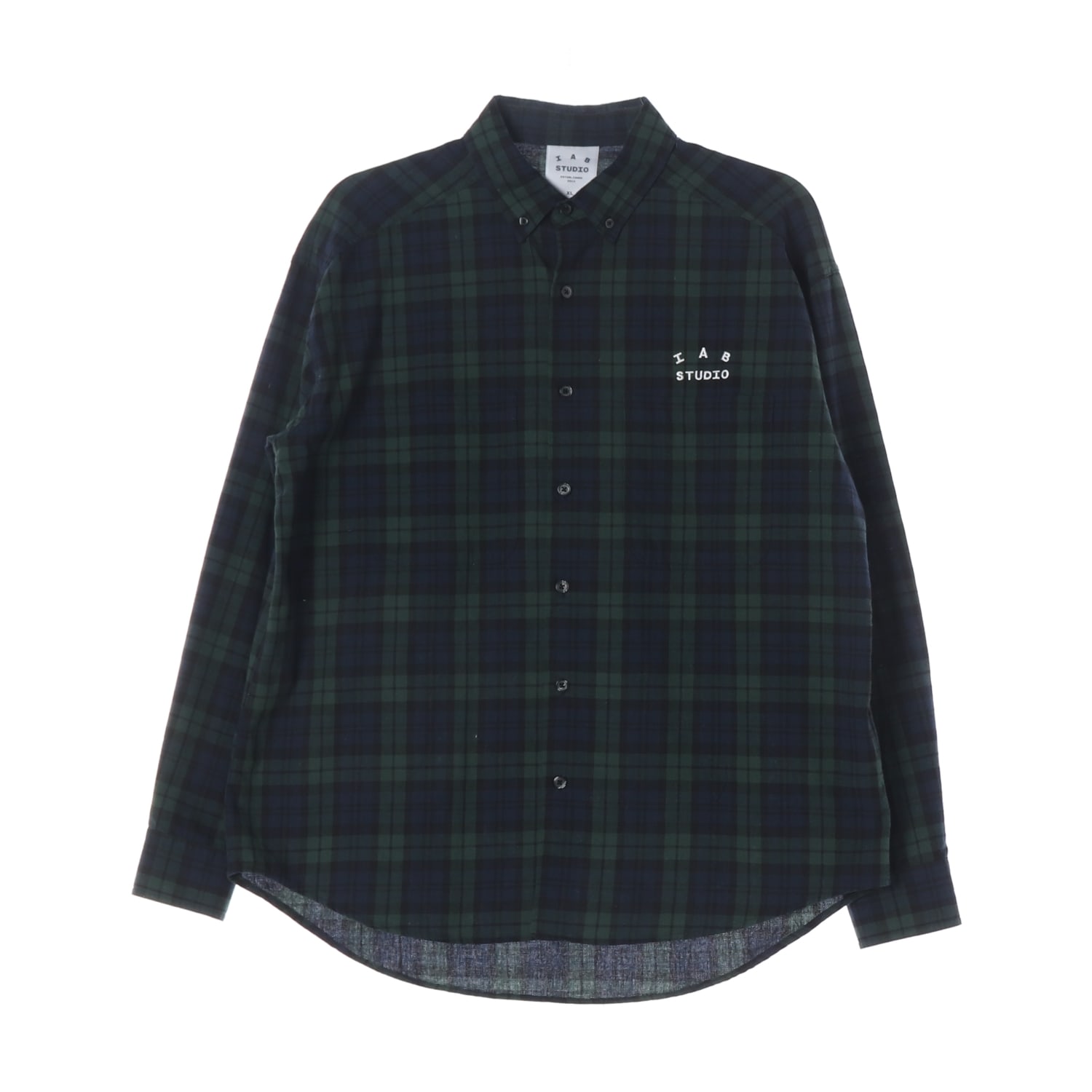 아이앱 스튜디오 IAB 24FW 블랙 워치 타탄 체크 셔츠 이미지 1