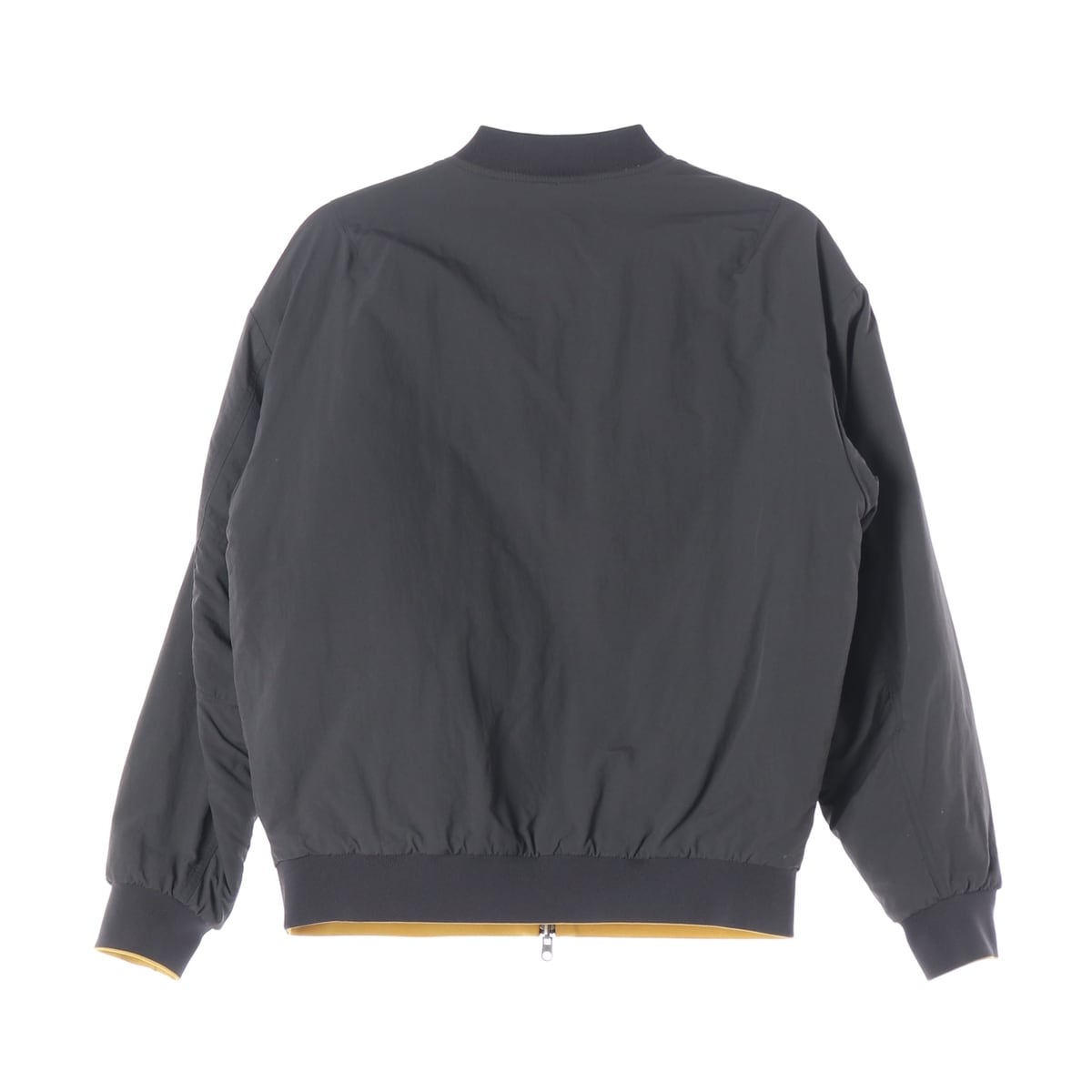 엄브로 23FW 더블데커 리버서블 패딩 봄버 재킷 딥 옐로우 상세 이미지 2