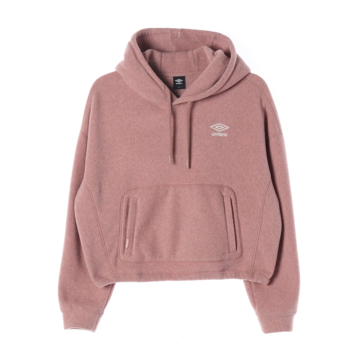 엄브로 24FW 플러스플리스 기모 후드티 핑크 상세 이미지 1