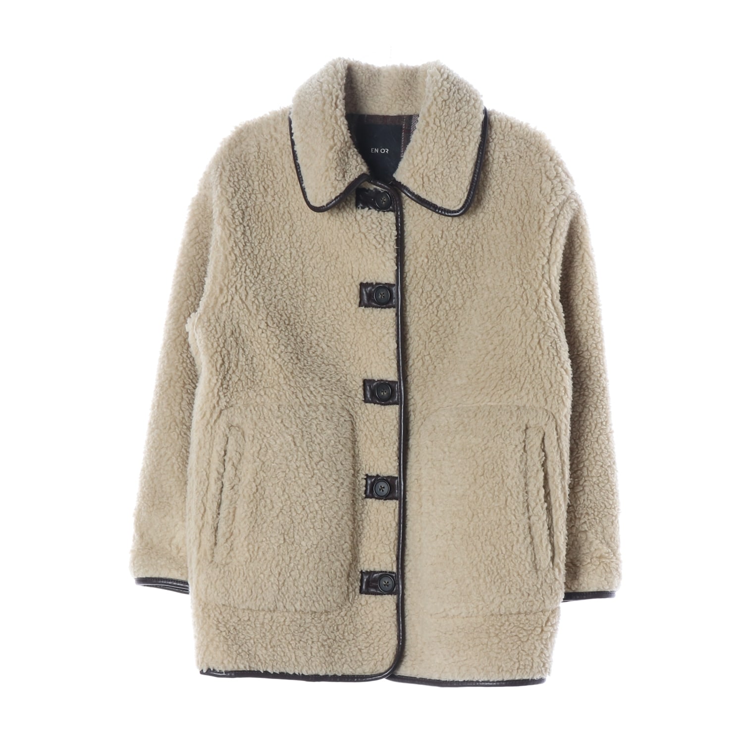 엔오르 Enor 21FW 울 블렌드 플리스 재킷 무스탕 퍼 코트 이미지 1