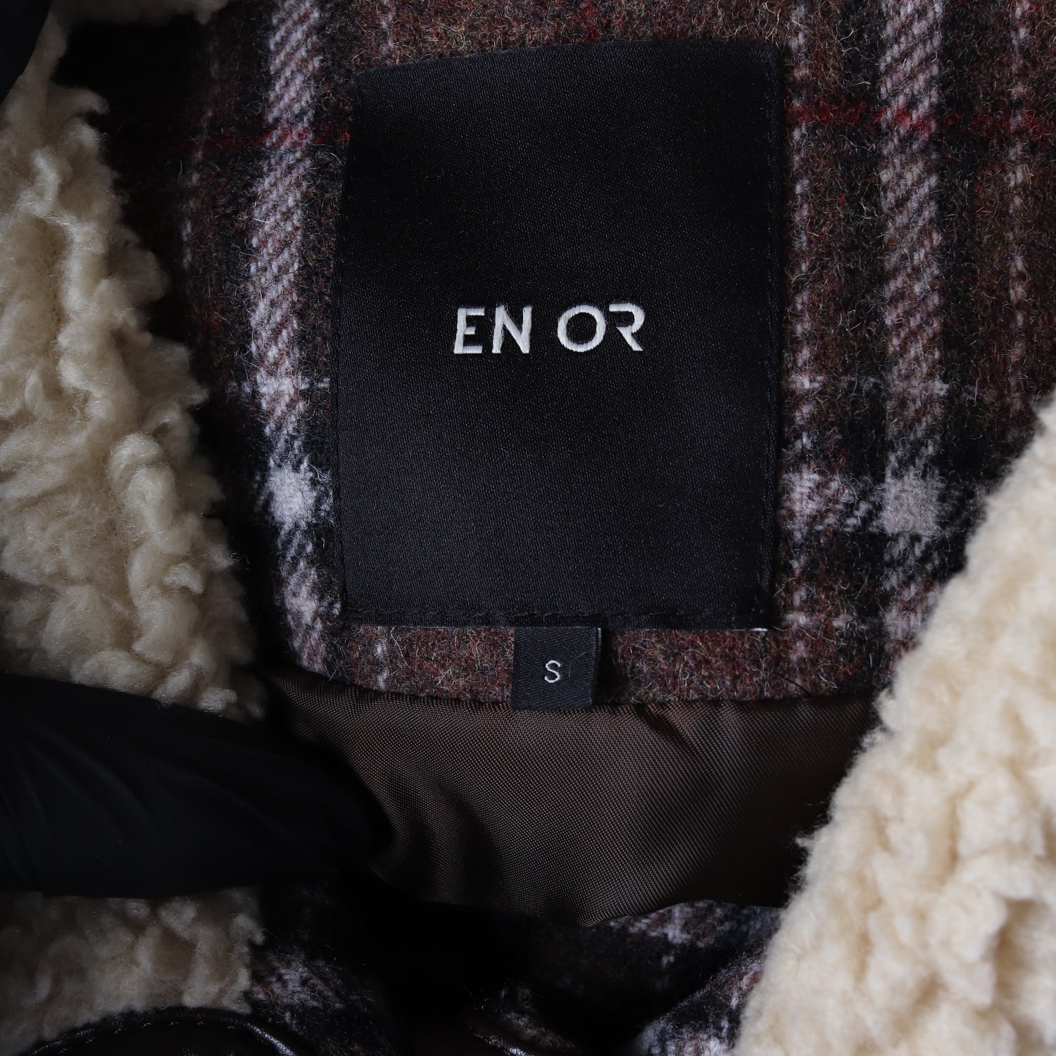 엔오르 Enor 21FW 울 블렌드 플리스 재킷 무스탕 퍼 코트 이미지 3