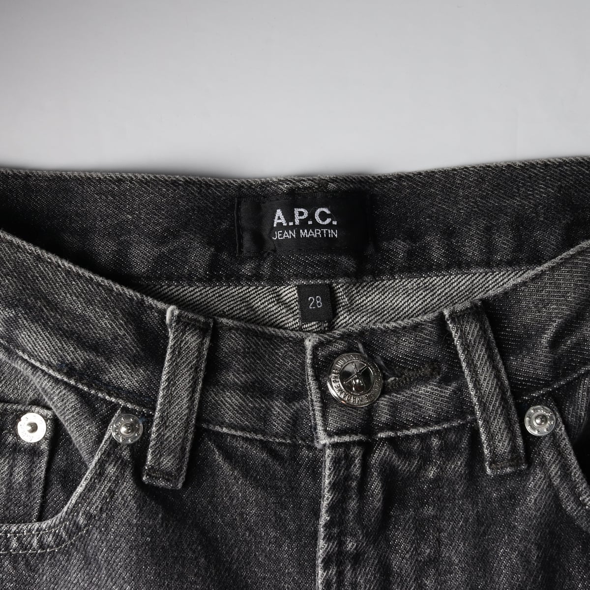 아페쎄 A.P.C. 흑청 데님 팬츠 상세 이미지 3