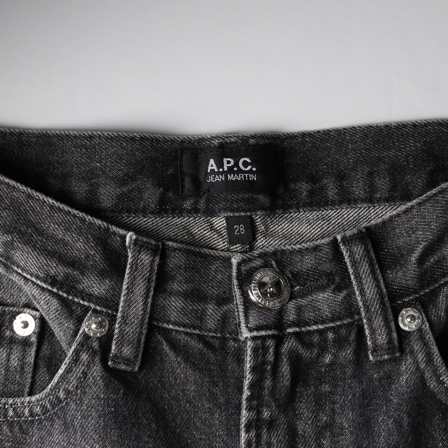 아페쎄 A.P.C. 흑청 데님 팬츠 이미지 3