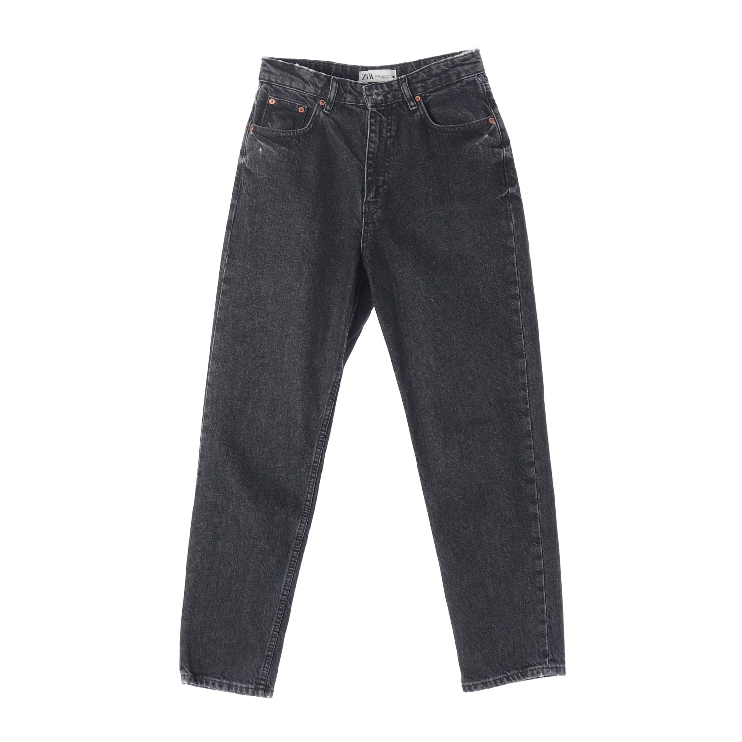 자라 ZARA 흑청 보이프렌드 데님 팬츠 이미지 1