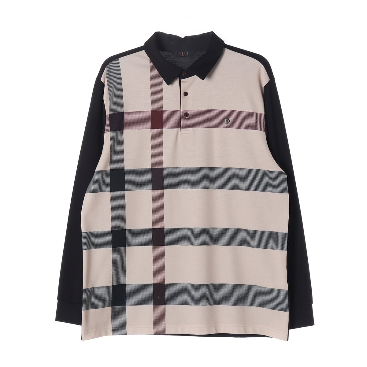 닥스 DAKS 21SS 골프 블랙 하우스 체크 폴로 티셔츠 상세 이미지 1