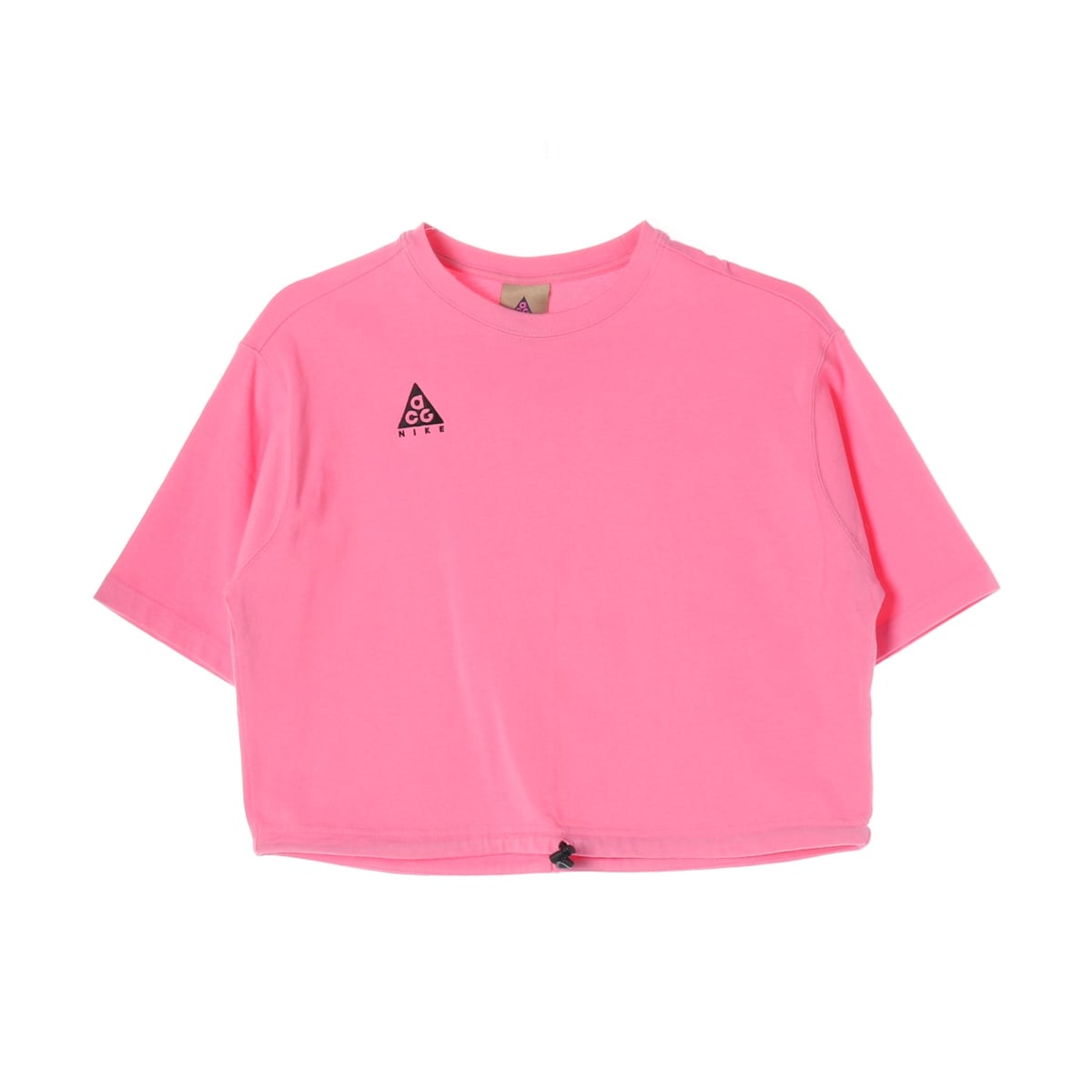 나이키 ACG 핑크 반팔 로터스 크롭 티셔츠 핑크 상세 이미지 1