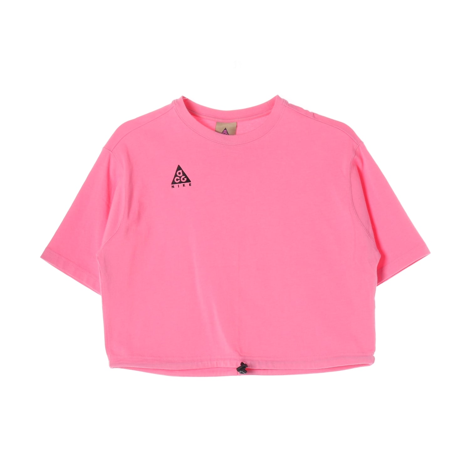 나이키 ACG 핑크 반팔 로터스 크롭 티셔츠 핑크 이미지 1