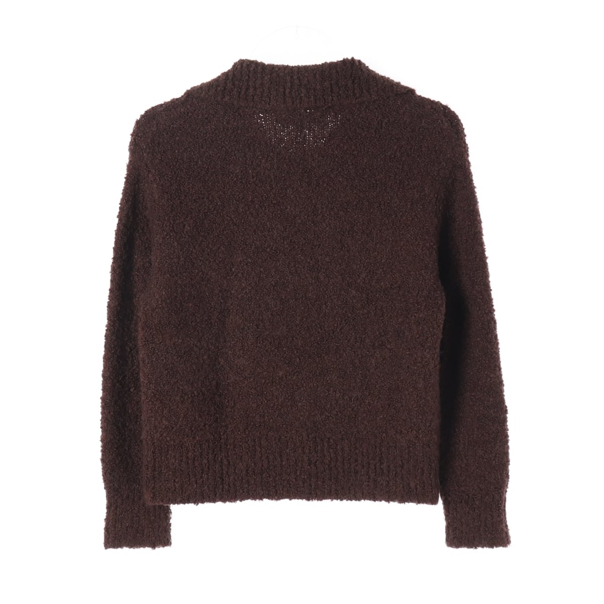 온앤온 22FW 알파카 울 블렌드 포켓 브라운 가디건 상세 이미지 2
