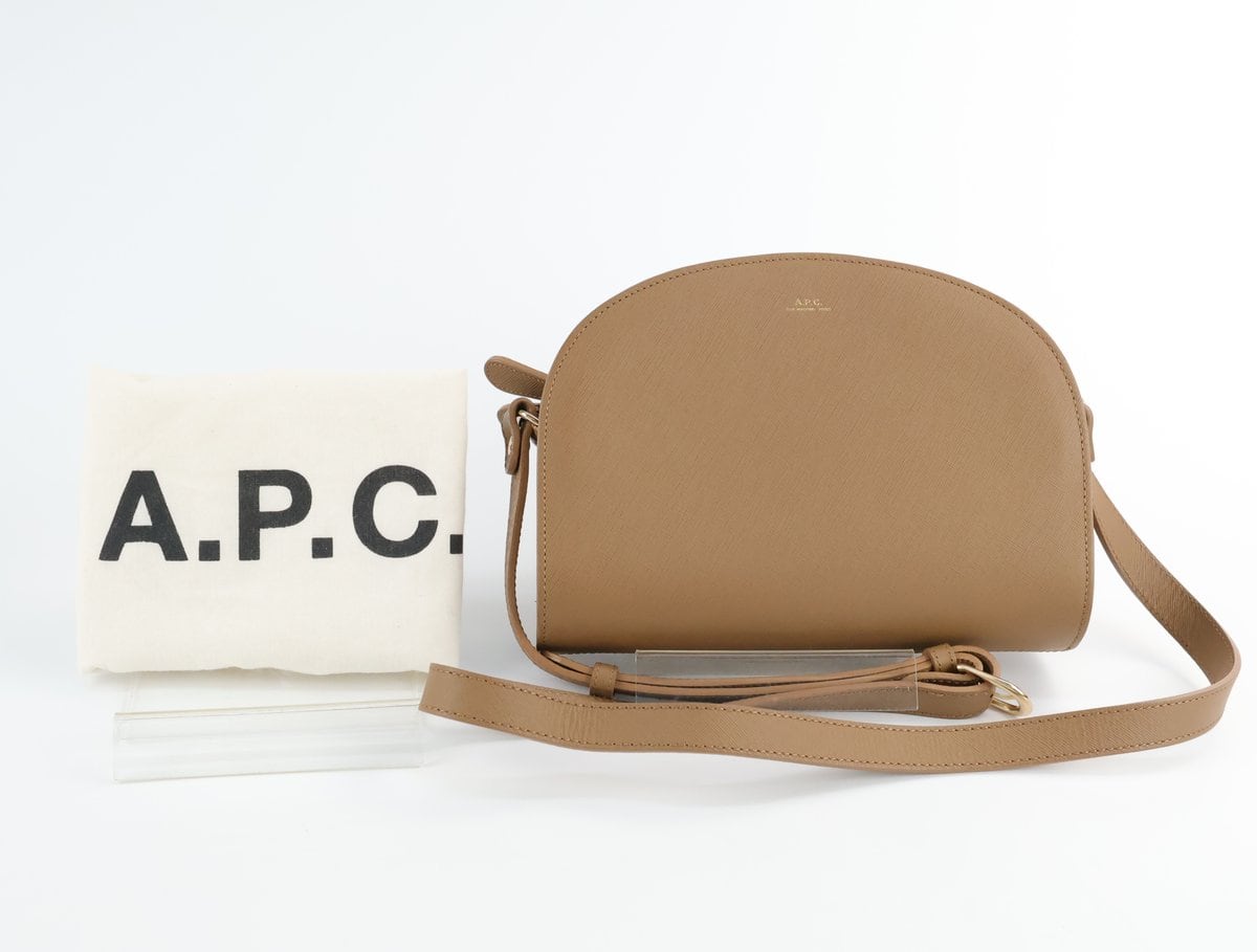 아페쎄 APC 데미룬 하프문백 미니백 크로스백 베이지 상세 이미지 2