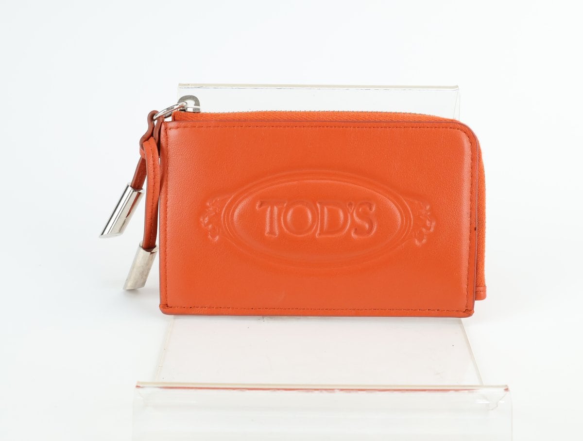 토즈 오렌지 지퍼 카드 지갑 월렛  상세 이미지 2